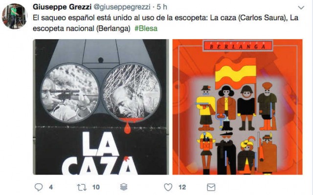 Grezzi la lía en Twitter burlándose de la muerte de Blesa