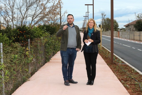 El renovado Camí La Plana incorpora un nuevo corredor verde para Castelló con tecnología led