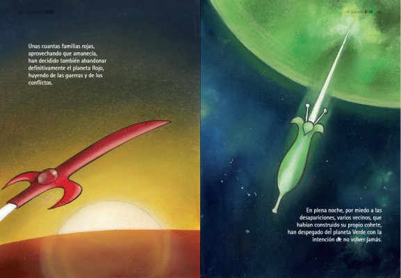 Juan Álvarez y Jorge Gómez le ponen color al universo integrador que crea la 'sargento Emilia' en 'El Planeta Iris' 