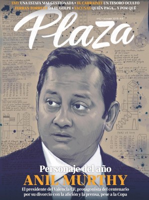 Anil Murthy, presidente del Valencia CF, Personaje del Año para la revista Plaza