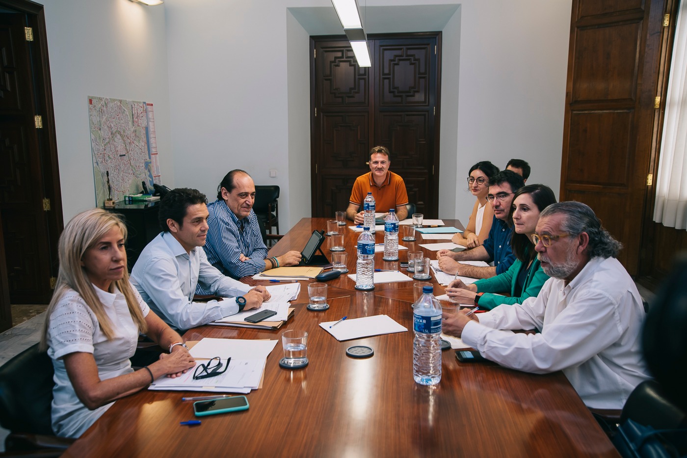 Consejeros y miembros de la comisión de investigación de la EMT. Foto: KIKE TABERNER  - 