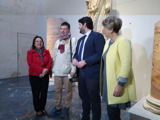 El burgalés Antonio Zorrilla, visitante dos millones para el Museo Romano