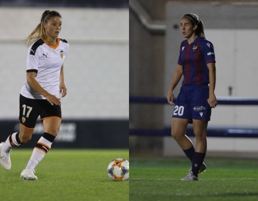 Viola Calligaris y Rocío Gálvez, las futbolistas con más minutos en el Valencia y el Levante