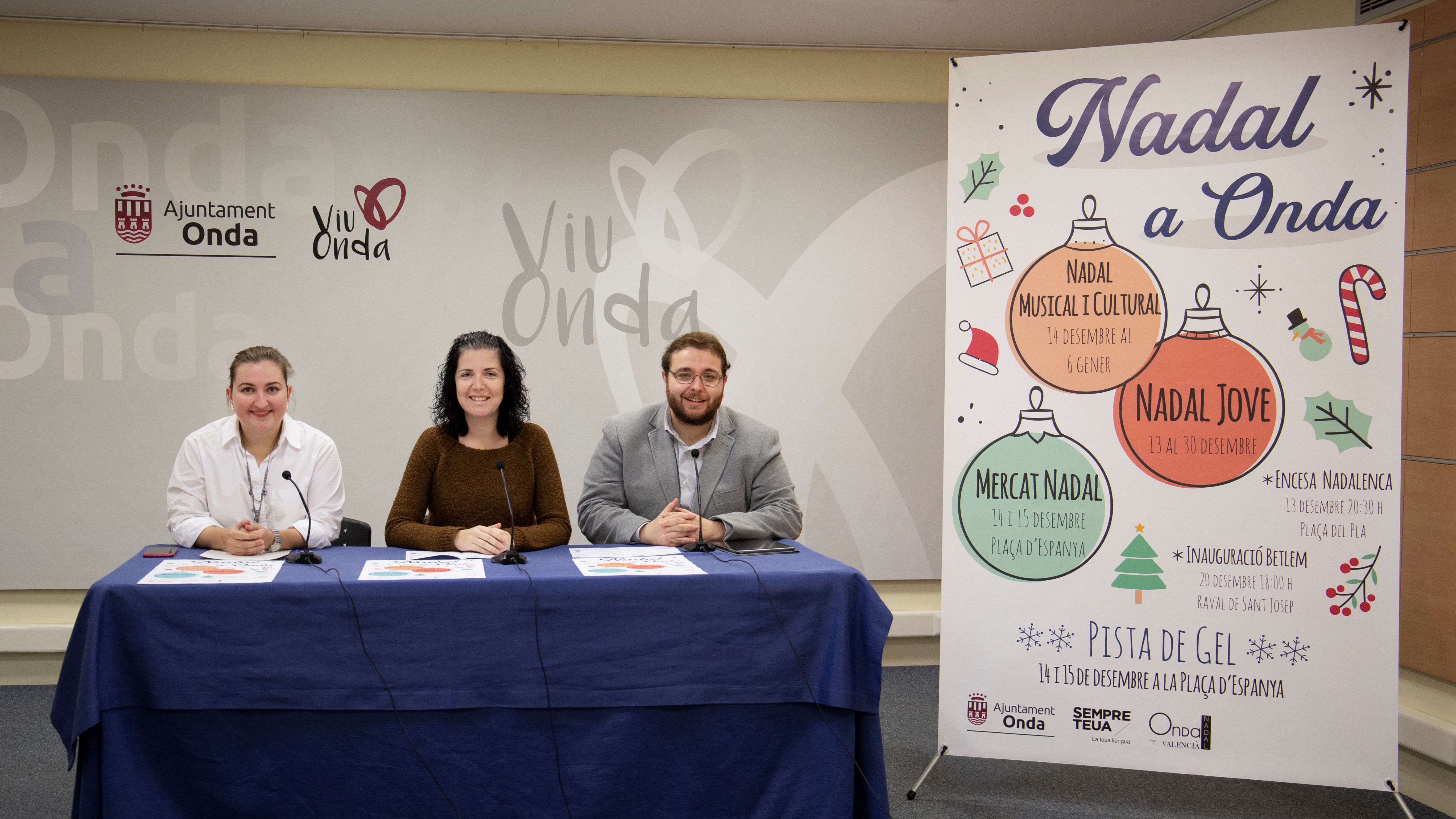 Talleres de cocina, teatro infantil y hasta una pista de hielo: Onda se prepara para recibir la Navidad