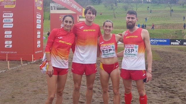 Sergio Jiménez, a centímetros del bronce, y Cristina Ruiz, en sub'23, brillan en el Europeo de Cross