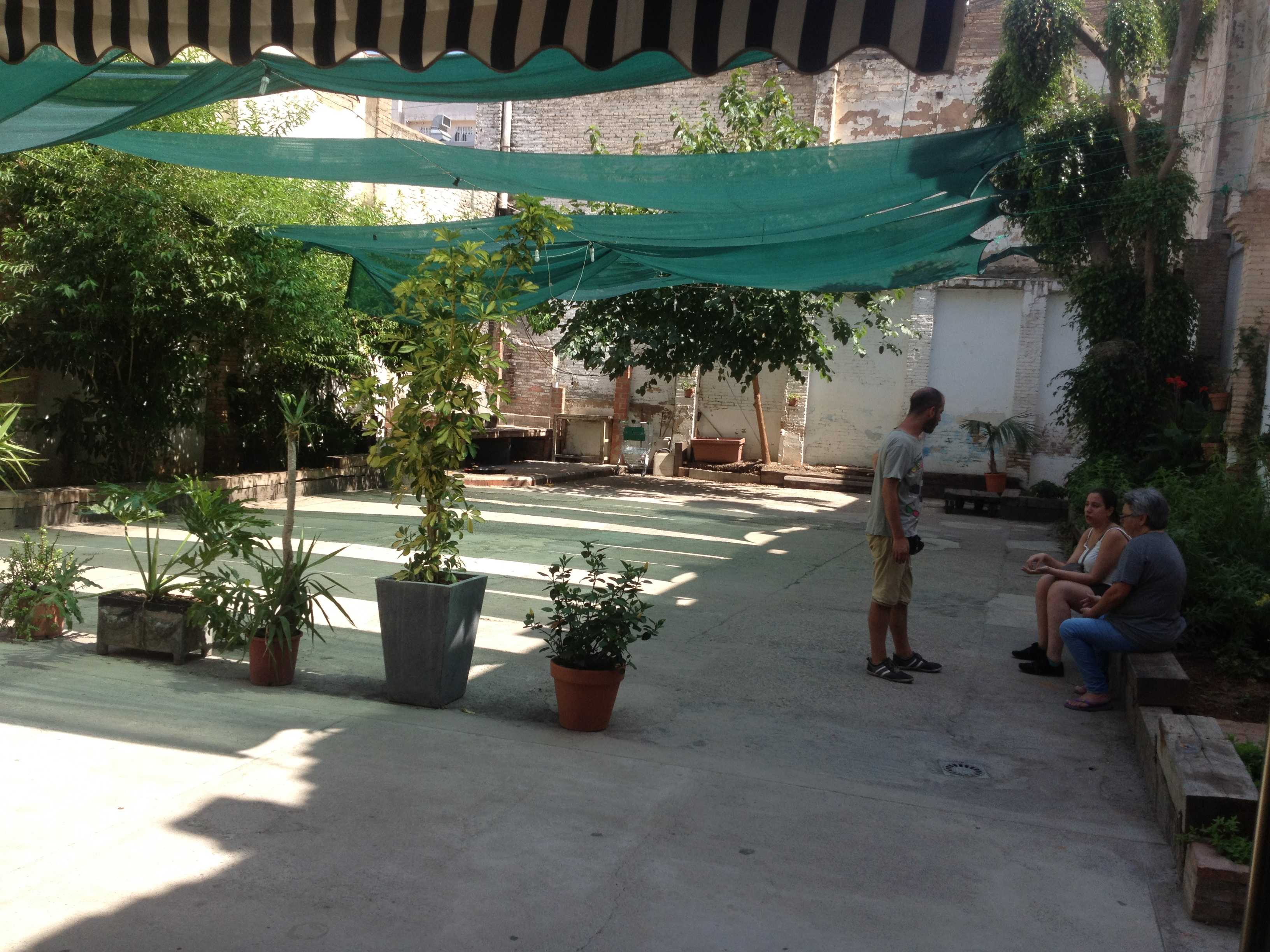 Aspecto de El Patio de Ruzafa, en la sede de Unificación Comunista de España en València. - 