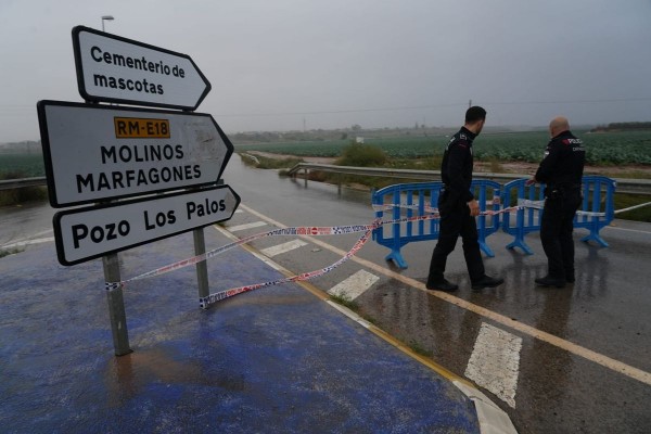 Cartagena capea el temporal sin daños materiales ni personas desalojadas
