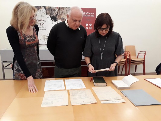 València recibe una veintena de documentos sobre Blasco Ibáñez de 1921 y 1922