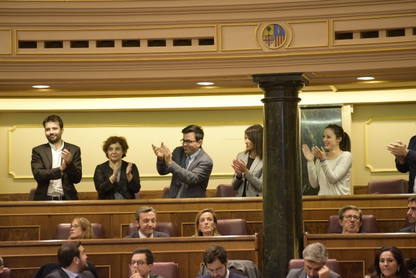 El murciano Javier Sánchez Serna, elegido secretario de la Mesa del Congreso