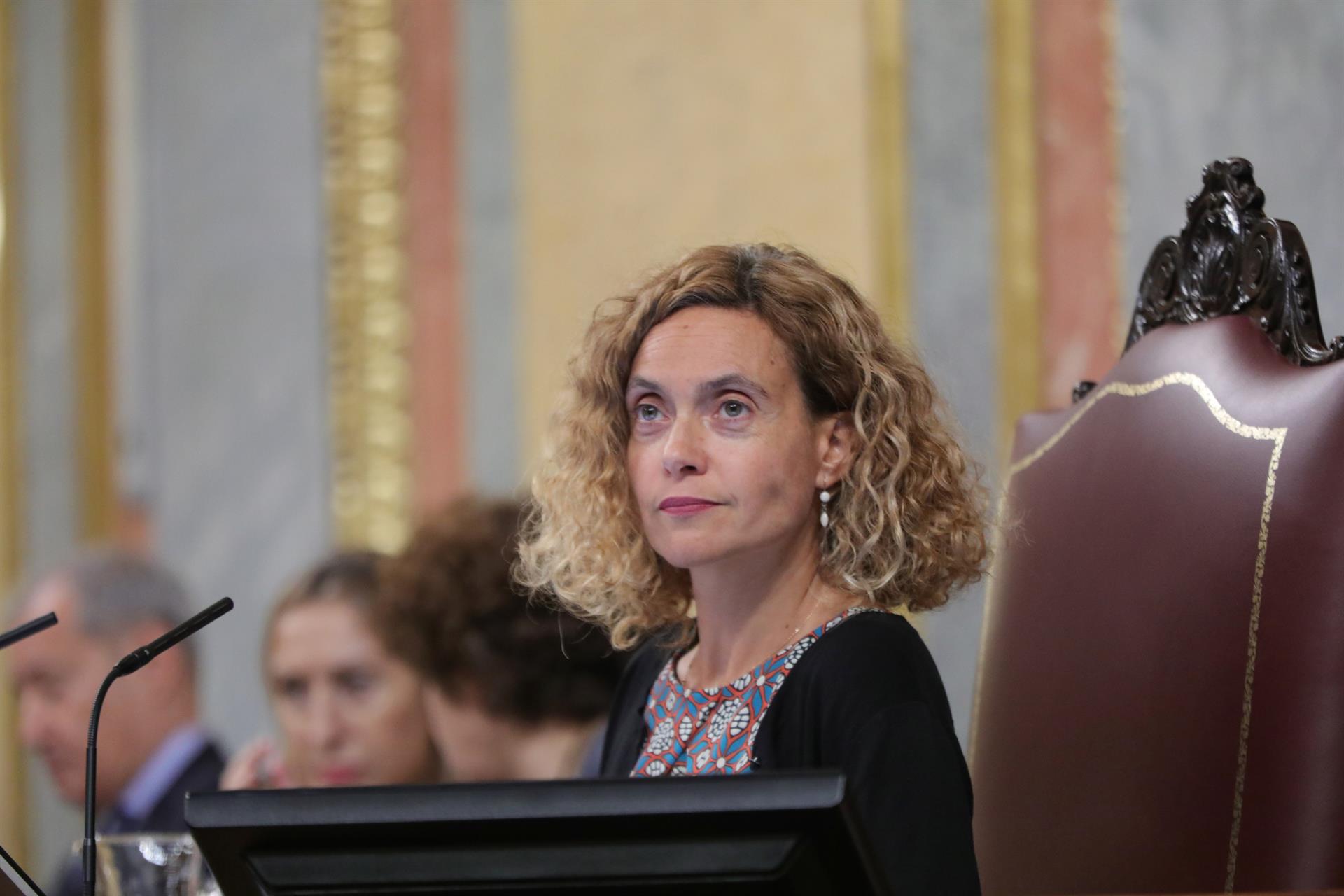 La presidenta del Congreso, Meritxell Batet. Foto: JESÚS HELLÍN (EP) - 