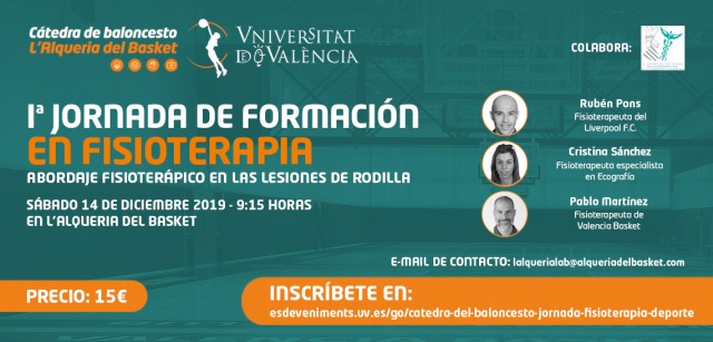 Primera jornada formativa de la Cátedra de Baloncesto L’Alqueria del Basket
