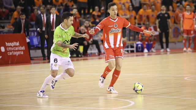 El Jimbee Cartagena se aleja de la Copa al sufrir ante el Palma su derrota más severa del curso (0-5)