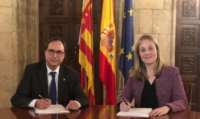 Soler y la vicepresidenta del BEI firman el primer tramo de los 270 millones