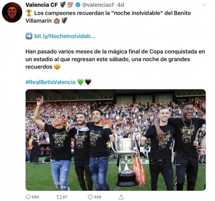 El València i la condemna del'oblit