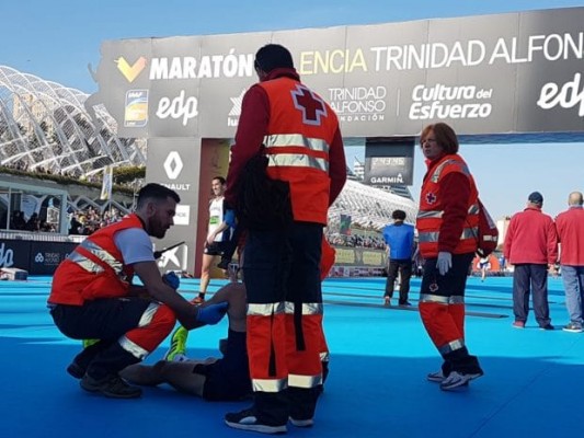 El maratón de València contará con doscientos efectivos de Cruz Roja

