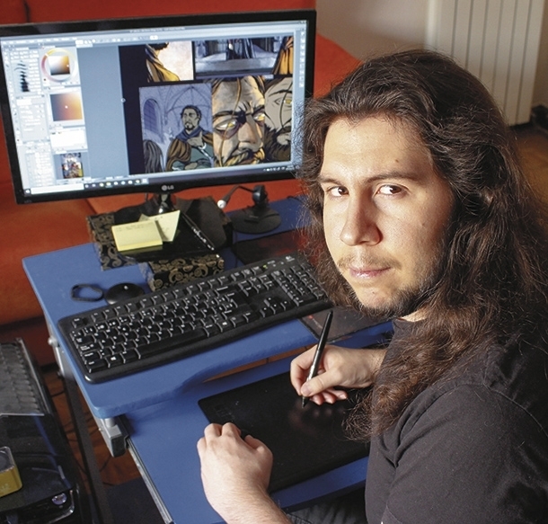 El dibujante Roberto García presenta 'Hernán Pérez del Pulgar, el de las hazañas' en La Nau