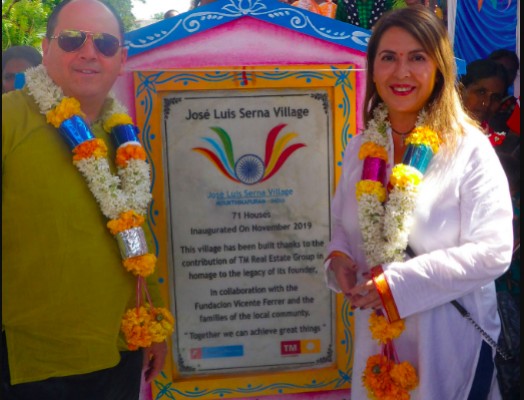 TM Grupo Inmobiliario y la Fundación Vicente Ferrer inauguran una aldea en India
