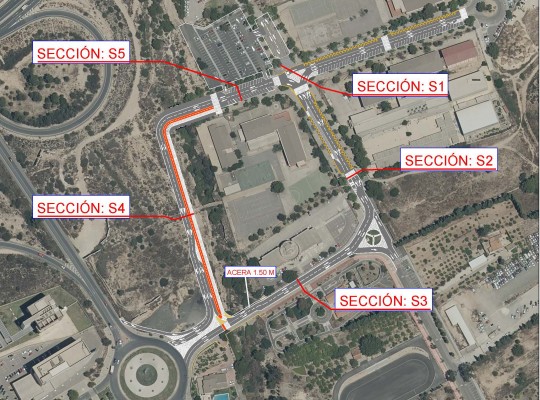 Benidorm invierte un millón de euros a un Plan de Asfalto en el complejo
escolar Salt de l’Aigua