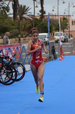 La murciana Paula Sánchez es novena en la Copa de África, prueba en la que es la única española
