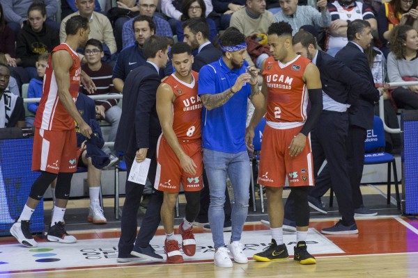 Askia Booker es seria duda del UCAM CB para Manresa tras no participar ante el Barça