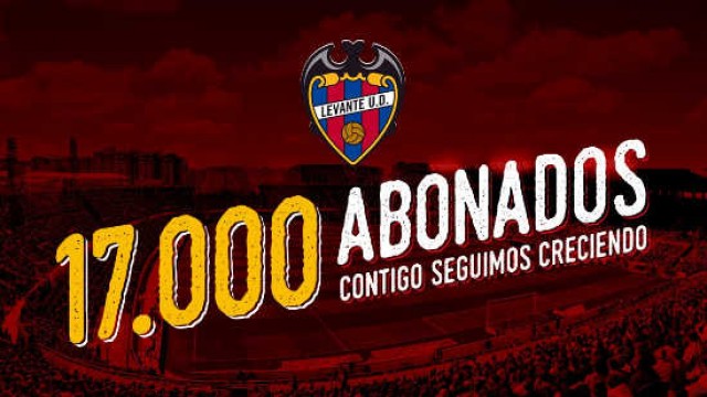 El Levante, a 1.600 abonados de alcanzar su récord histórico