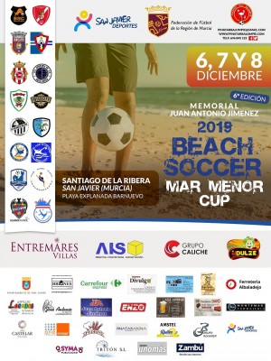 AIS, Los Alcázares, Bala Azul y otros 13 equipos de 5 países disputan la Beach Soccer Mar Menor Cup 