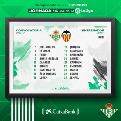 Pedraza y Kaptoum, novedades para recibir al Valencia; Bartra, lesionado