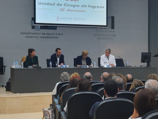 La cirugía sin ingreso en el Hospital General Universitario de Elche cumple 25 años