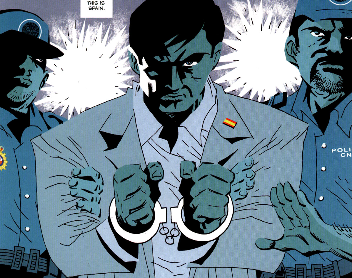 'Intachable', uno de los primeros cómics que abordó la corrupción española contemporánea