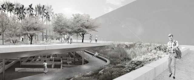 Un jardín flotante para el arrabal de San Esteban 