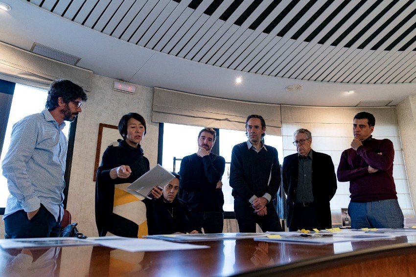 Un momento de la deliberación del jurado. - 