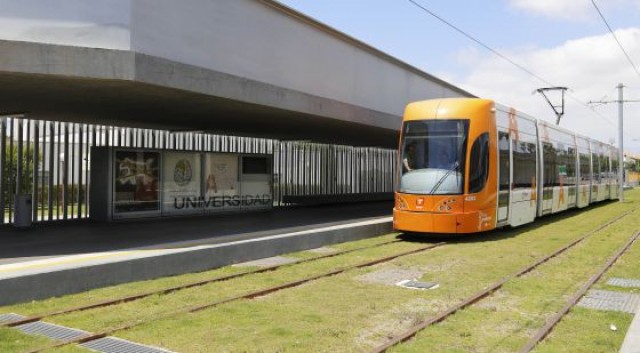 La Línea 2 del tranvía supera los 25 millones de viajeros en sus seis años de funcionamiento