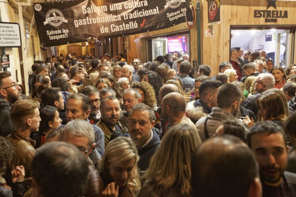 El pliego de las nuevas mediciones en las tascas de Castelló acota la comparativa al periodo 2013-2015