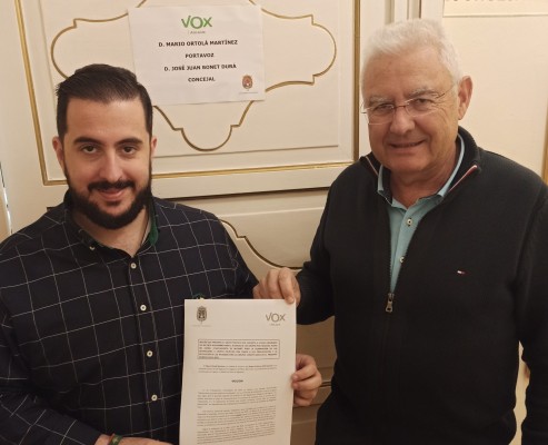 Vox insta al pleno de Alicante a eliminar las subvenciones a los grupos políticos