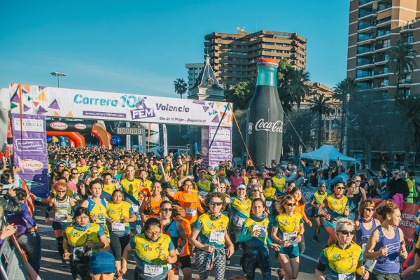 La Carrera 10KFem abre las inscripciones para su sexta edición que se celebra el 8 de marzo de 2020