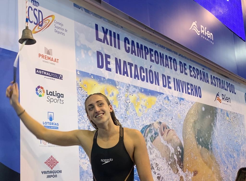 Lidón Muñoz iguala el récord de 50 mariposa en poder de Ángela San Juan desde 2009