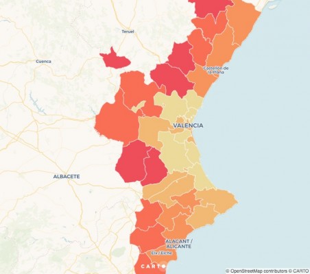 Rural y de interior: así es el bastión del bipartidismo en la Comunitat Valenciana