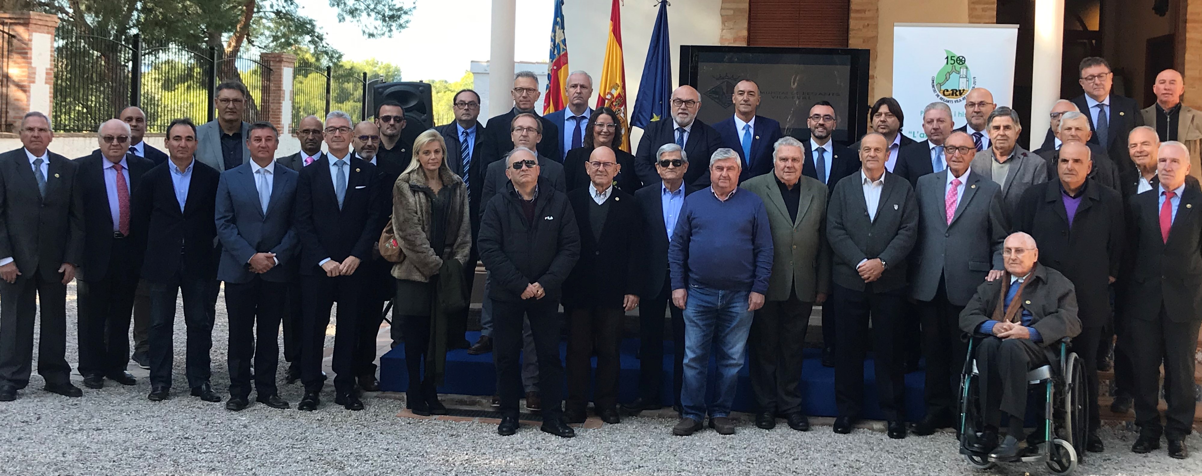 La Comunitat de Regants de Vila-real celebra els seus 150 anys homenatjant als seus membres
