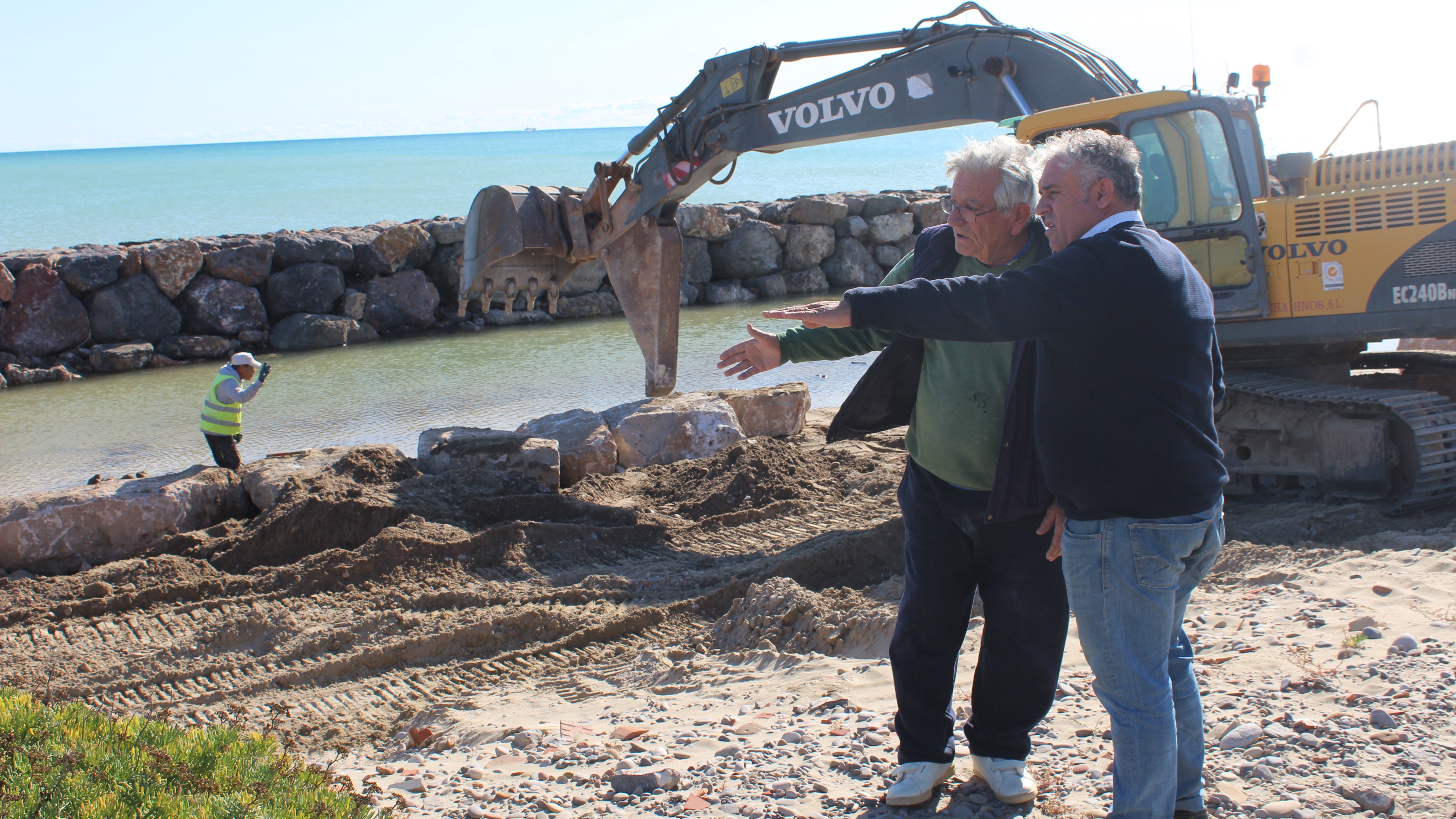 Costas empieza las obras de reparación en el litoral de la Serratella de Burriana