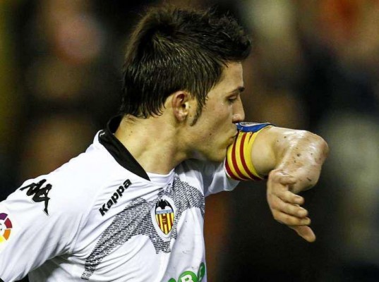 David Villa, el 7 de Mestalla