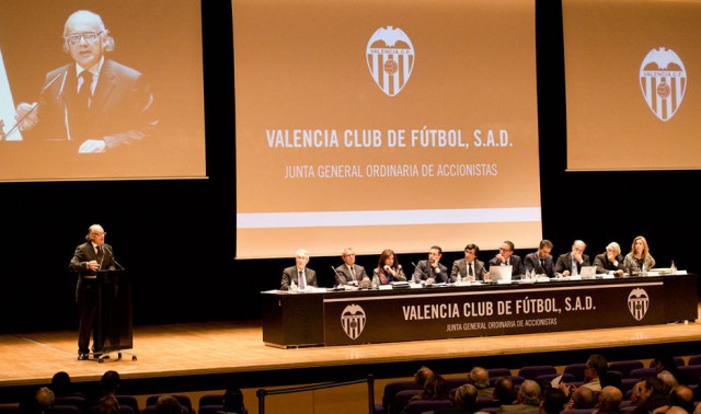 El Valencia convoca la Junta General de Accionistas para el próximo 13 y 14 de diciembre