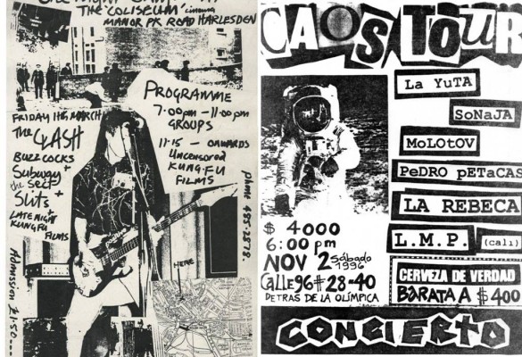 Carteles a mano, flyers y maquetas: así montaban las bandas sus 'shows' antes de Internet