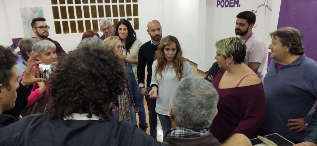 Unides Podem se aferra a un suelo estable y a los 3.500 votos 'fugados' a Més Compromís en Alicante