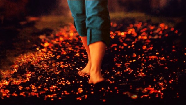 Caminando sobre el fuego en València