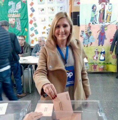 Salomé Pradas tras votar: 