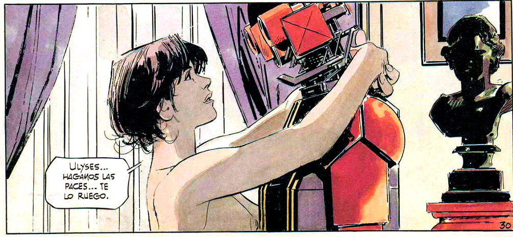 El sexo del futuro imaginado en los 80 por Paul Gillon