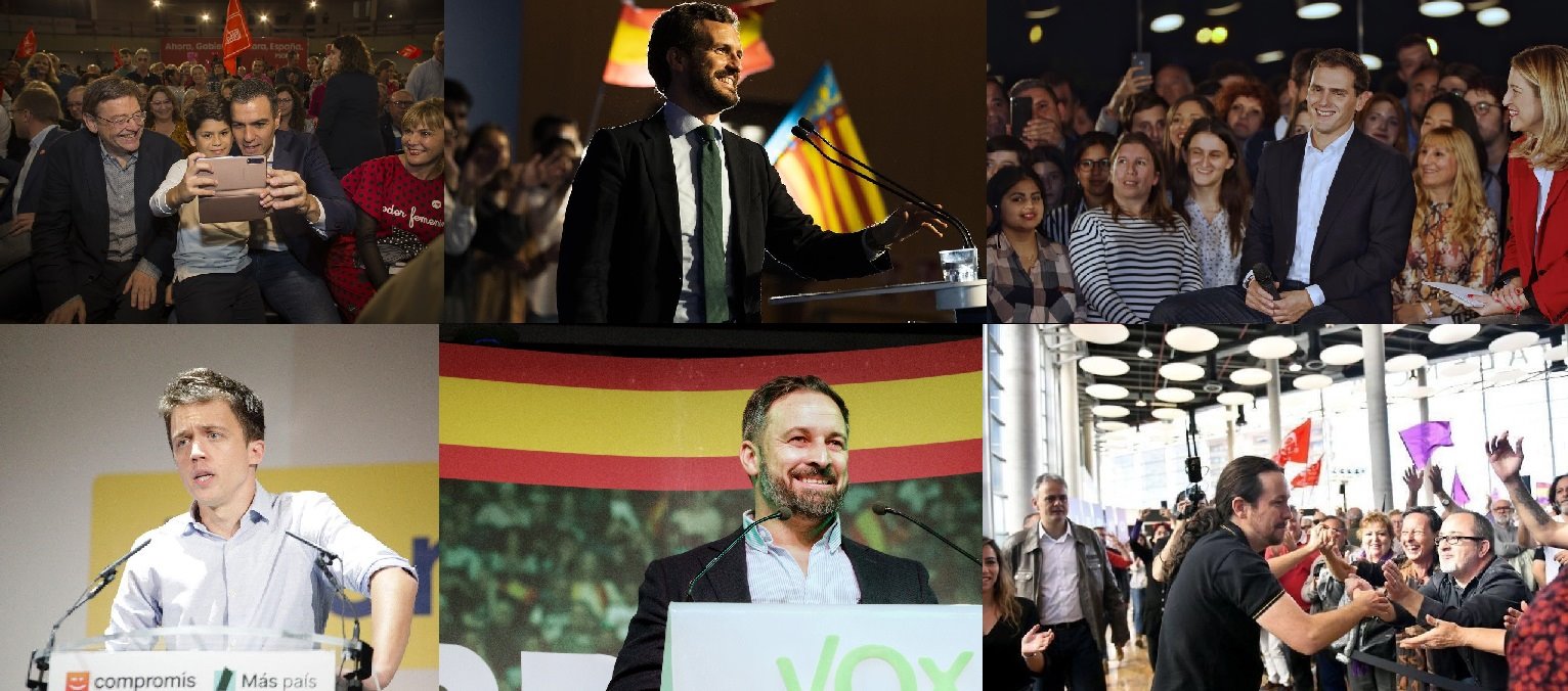 Punto y final a una campaña 'exprés' con cañas, perros, guiños al valenciano y bocadillos