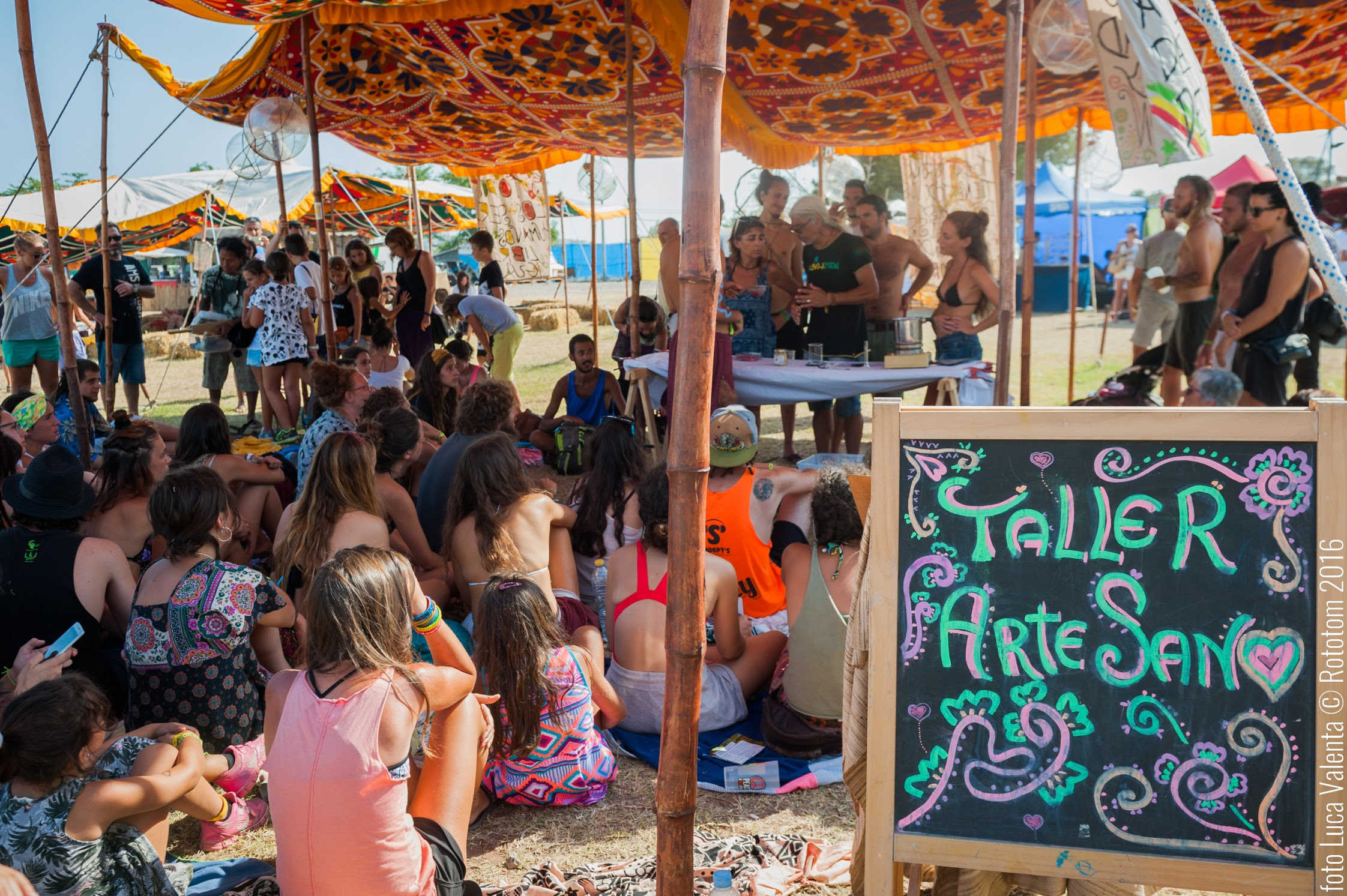 Talleres arteSanos solidarios en los seis días del Rototom Sunsplash