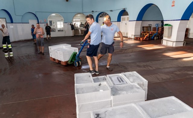 Cartagena en el 'top tres' de los puertos que más pescado fresco descargan este año
