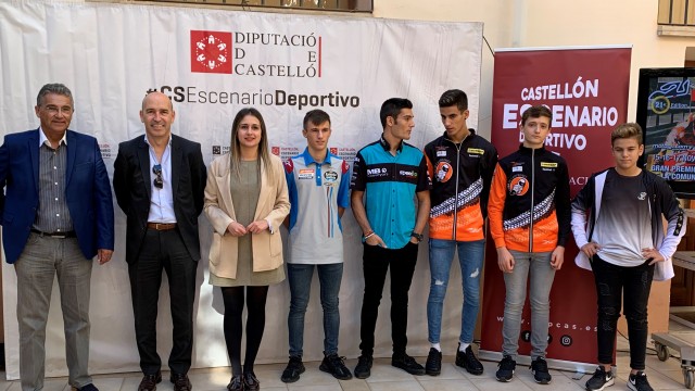 Los pilotos Jorge Navarro y Sergio García presentan en Castelló el Gran Premio de la C.Valenciana